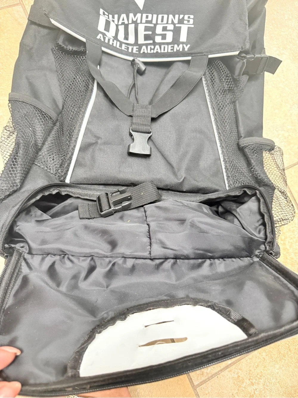 NWOT Black Athlete Academy Backpack